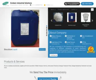 EnvKem.com(Envkem Industrial Solutions) Screenshot