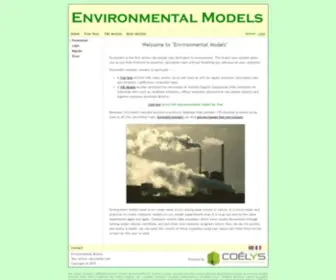 EnvModels.com(Environmental Models) Screenshot