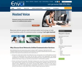 Envoi.com(Unified VoIP Communications and IT Solutions) Screenshot