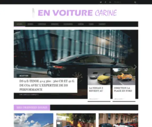 Envoiturecarine.fr(Blog) Screenshot