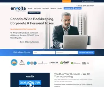 Envolta.ca(Accounting & Bookkeeping Services in Ottawa) Screenshot