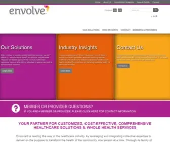 Envolvehealth.com(Envolve’s family of companies) Screenshot