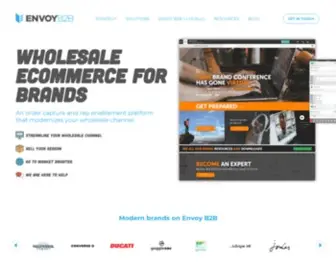 Envoyb2B.com(Wholesale B2B Ecommerce For Brands) Screenshot