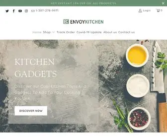 Envoykitchen.com(Envoy Kitchen offers a comprehensive range of cool kitchen gadgets) Screenshot