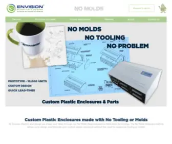 EnvPlastics.com(Custom Plastic Enclosures) Screenshot