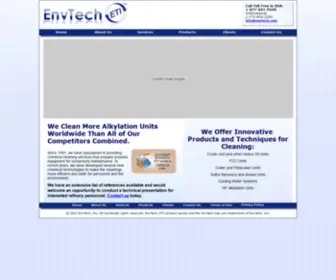 Envtech.com(EnvTech, Inc) Screenshot