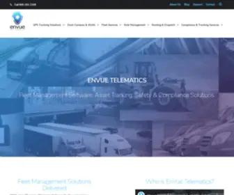 Envuetelematics.com(Fleet Management Solutions) Screenshot