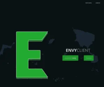 Envyclient.com(Official website of Envy Client) Screenshot