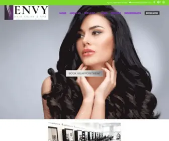 Envyhairsalonct.com(Envy Hair Salon) Screenshot