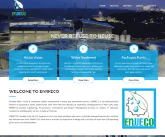 Enweco.org(Enki Water & Environment Co. Pvt. Ltd) Screenshot