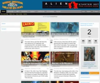 Enworld.org(Morrus' Unofficial Tabletop RPG News) Screenshot