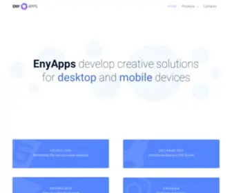 Enyapps.com(Develop creative solutions for desktop and mobile devices) Screenshot