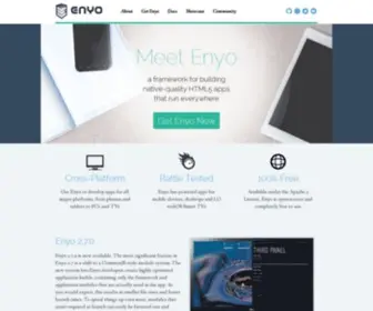 Enyojs.com(Enyo JavaScript Application Framework) Screenshot