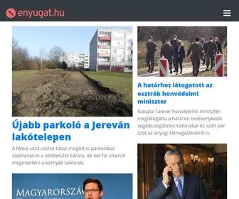 Enyugat.hu(Hírek és vélemények sopronból és környékéről) Screenshot