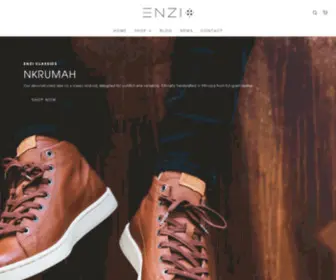 Enzi.com(ENZI Footwear) Screenshot