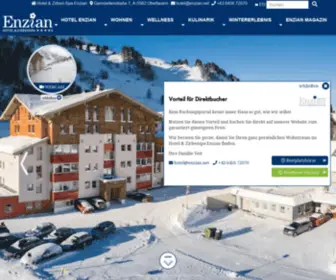 Enzian.net(Superior Hotel & Zirbenspa Enzian in Obertauern) Screenshot