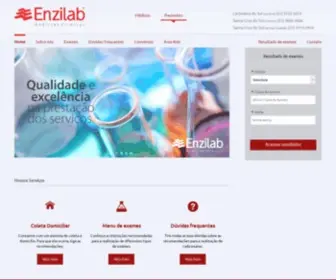 Enzilab.com.br(Laboratório) Screenshot