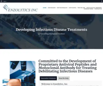 Enzolytics.com(Enzolytics, Inc) Screenshot