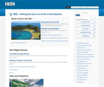 ENZ.org(Moving to New Zealand) Screenshot