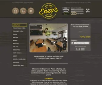 Enzospizza.com.au(Official Website. Enzo’s on Pako) Screenshot