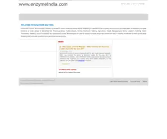 Enzymeindia.com(Advanced Enzymes in Human Healthcare) Screenshot