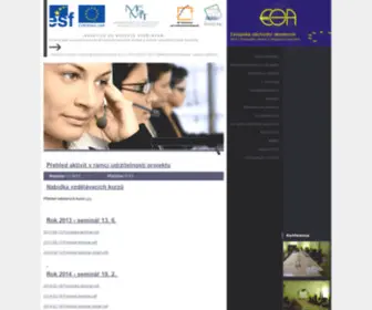 Eoakomunikace.cz(Evropská obchodní akademie) Screenshot