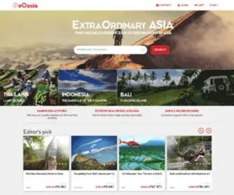 Eoasia.com(Travel Specialist for Activities and Things to Do in Asia) Screenshot