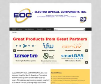 Eoc-INC.com(Electrical Optical Components) Screenshot