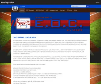 Eocallsports.com(EOC Ballpark) Screenshot