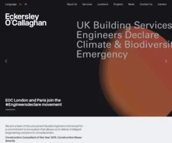 Eocengineers.com(Eckersley O'Callaghan) Screenshot