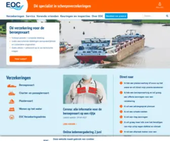 Eoc.nl(De specialist in scheepsverzekeringen) Screenshot