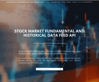Eodhistoricaldata.com(Historical Prices and Fundamental Financial Data API) Screenshot