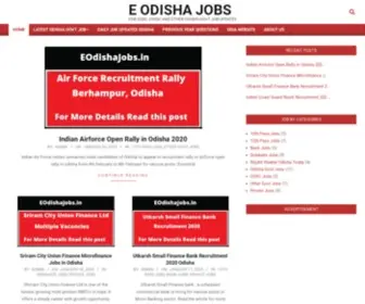 Eodishajobs.in(Eodishajobs) Screenshot