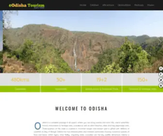 Eodishatourism.com(EOdisha Tourism website) Screenshot