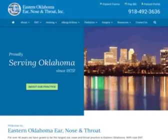 Eoent.com(Eastern Oklahoma Ear) Screenshot