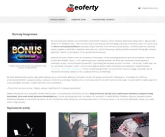 Eoferty.com.pl(Darmowe oferty i bonusy kasynowe) Screenshot