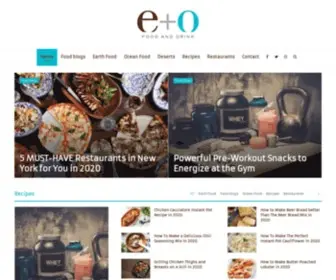 Eofoodanddrink.com(Earth and Ocean food and drink) Screenshot