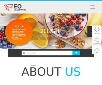 Eoglassware.com(Liaoning EO Technology Co) Screenshot