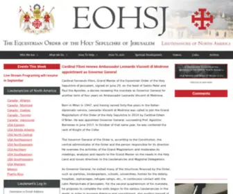 EohsjNorthamerica.org(EOHSJ) Screenshot