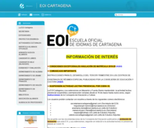 Eoicartagenavirtual.org(Eoicartagenavirtual) Screenshot