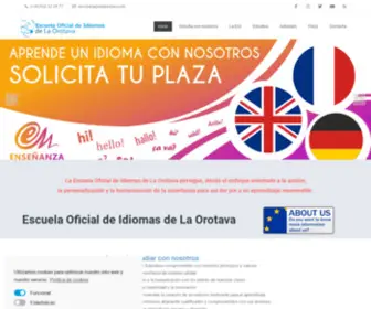 Eoilaorotava.com(Escuela Oficial de Idiomas de La Orotava) Screenshot