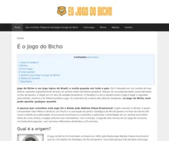 Eojogodobicho.com(Jogo do Bicho) Screenshot