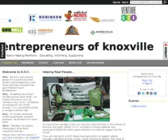 Eokhq.com(Entrepreneurs of Knoxville) Screenshot