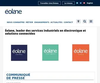 Eolane.com(éolane) Screenshot