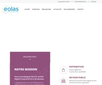 Eolas.fr(Faites de vos projets numériques une réalité) Screenshot