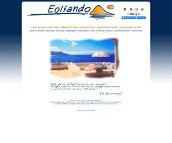 Eoliando.it(Isole eolie last minute lipari case vacanze hotel) Screenshot