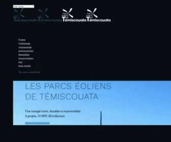 Eolientemiscouata.com(Parcs) Screenshot