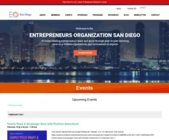 Eolocal.com(San Diego Entrepreneurs Organization) Screenshot