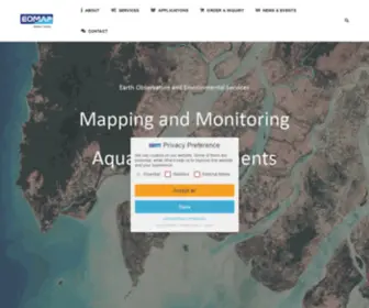 Eomap.com(Earth Observation & Environmental Services) Screenshot