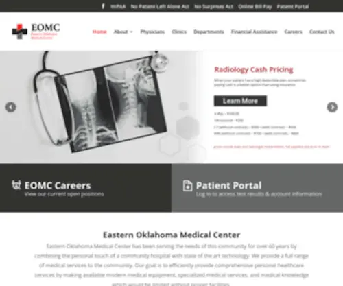 Eomchospital.com(EOMC Hospital) Screenshot